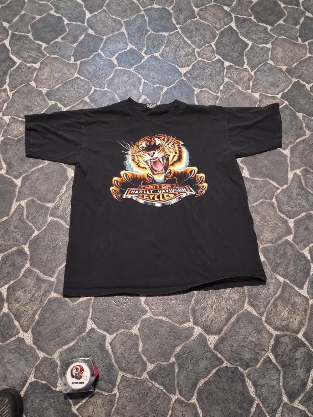 Harley Davidson men's tiger shirt VINTAGE 1989